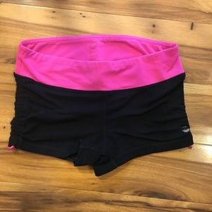 Roxy Medium Black with Pink Booty Cinch Short